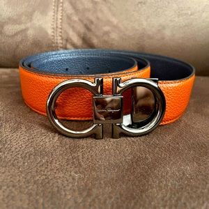 NWT Salvatore Ferragamo Gancini Belt.